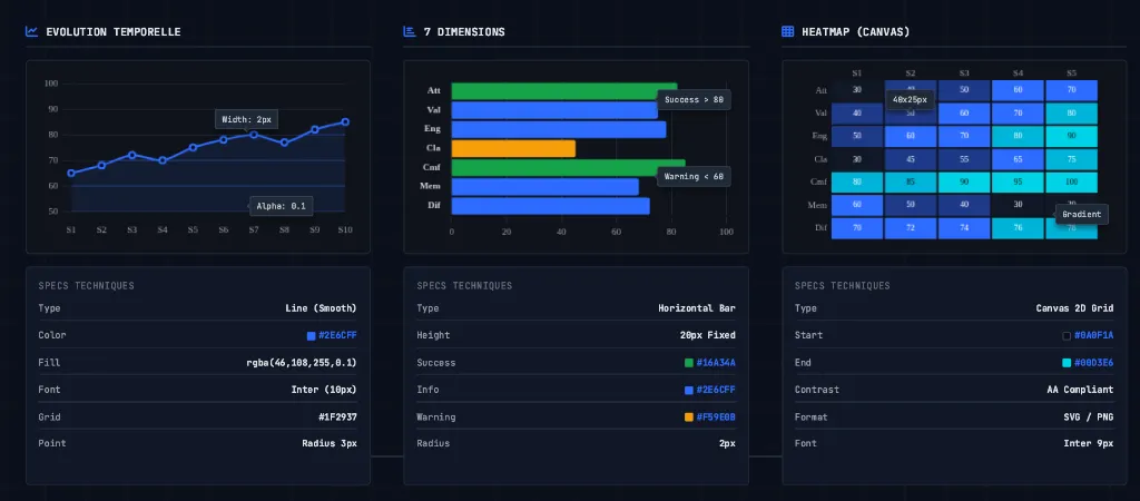 HABS Insights Dashboard - Temporal Evolution, 7 Dimensions & Heatmap